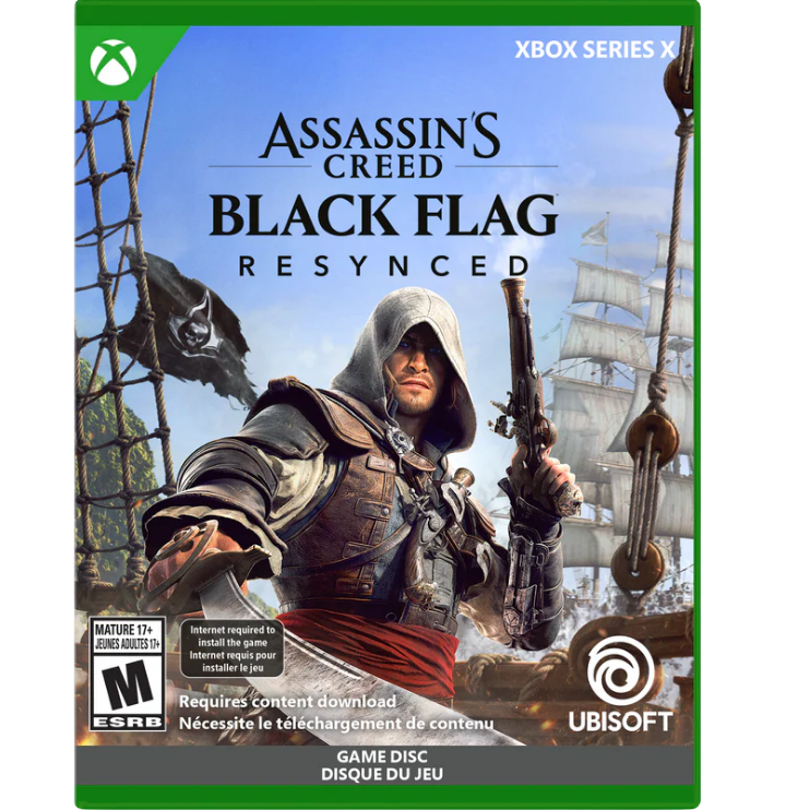 Assassin's Creed Black Flag ressincronizado Xbox físico