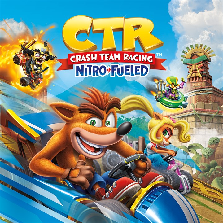 Xbox com combustível nitro Crash Team Racing