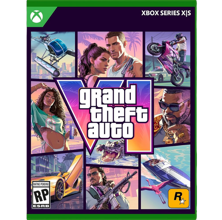 Código físico do Xbox Grand Theft Auto 6 na caixa
