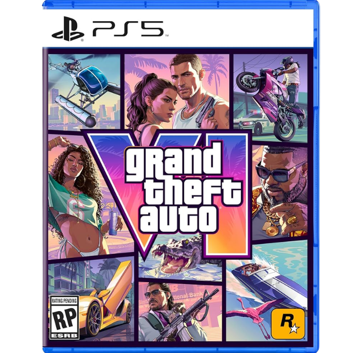 Código físico de Grand Theft Auto 6 PS5 na caixa