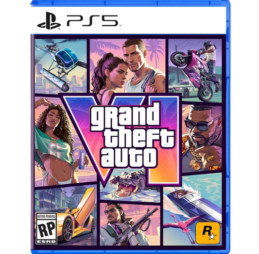 Código físico de Grand Theft Auto 6 PS5 na caixa