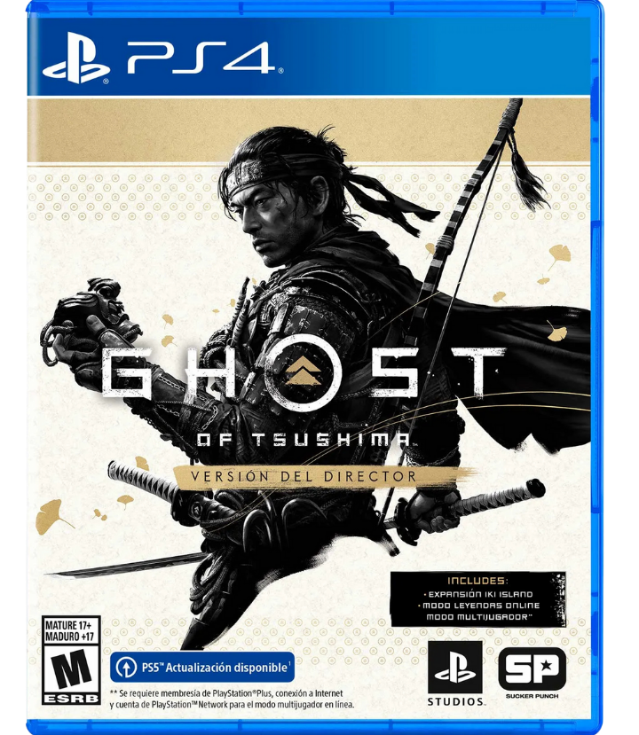 Versão física do diretor de Ghost of Tsushima