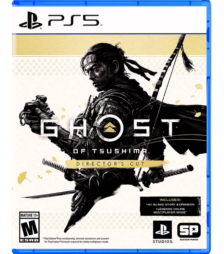 Versão física do diretor de Ghost of Tsushima