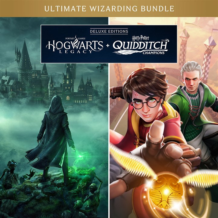 Legado de Hogwarts + Harry Potter: Pacote de edições Deluxe dos campeões de quadribol Xbox